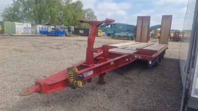 2011 Andover Triaxle Drawbar Plant Trailer