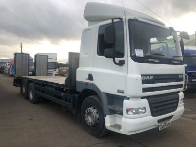 2009 DAF CF85 360 6x2 Rear Lift Beavertail