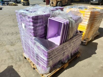 Pallet of Plastic Storage Boxes - 2