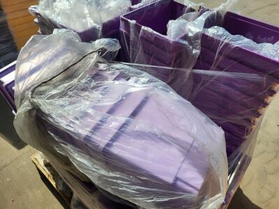 Pallet of Plastic Storage Boxes - 3