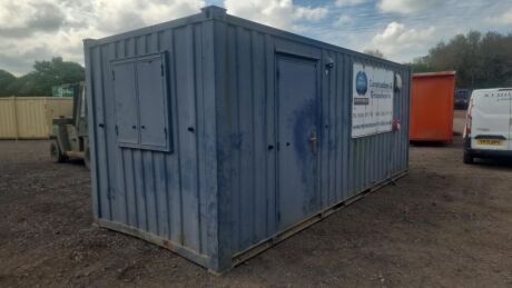 20ft x 8ft 50/50 Split Office/Store