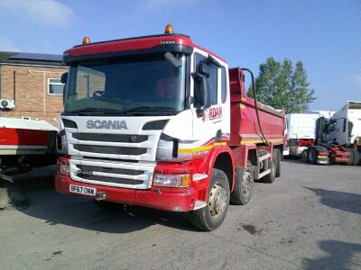 2017 Scania P410 8x4 Steel Body Tipper