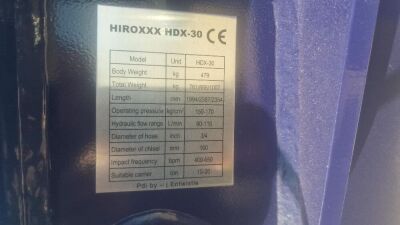Hirox HRXK 13-20 Hydraulic Breaker - 6