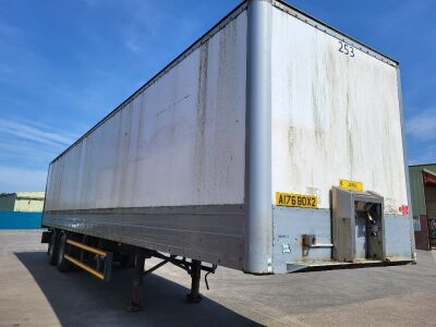2008 Montracon Tandem Axle Box Trailer
