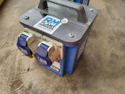 3.3 Kva Twin 16amp Step Up Transformer
