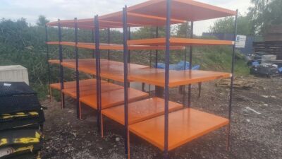 5x Metal Shelving
