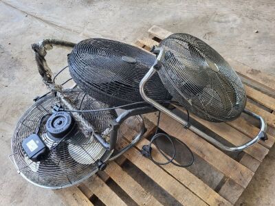 3x Large Workshop Fans