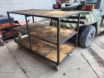 6ft x 3ft Wheeled Shelving