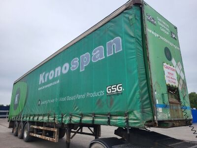 2004 SDC Triaxle Curtainside Trailer