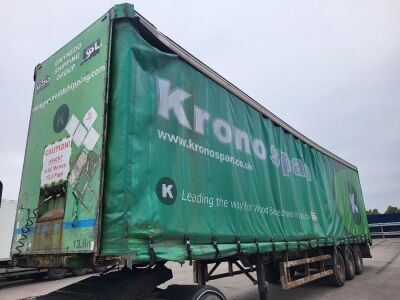 2004 SDC Triaxle Curtainside Trailer - 2