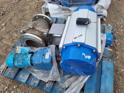 1x Large Spirax Electric Stop Tap & 1x Electric Motor