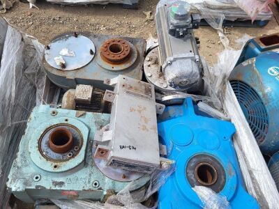 Quantity of Electrical Motors, Stop Gap & Gearing Convertors