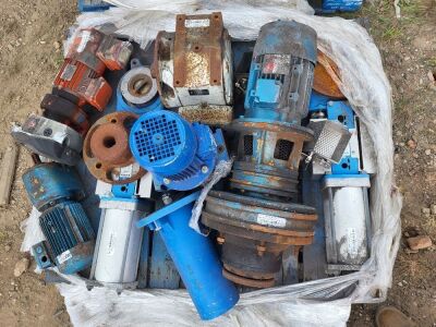 Quantity of Electric Motor Stop Taps & Pulleys