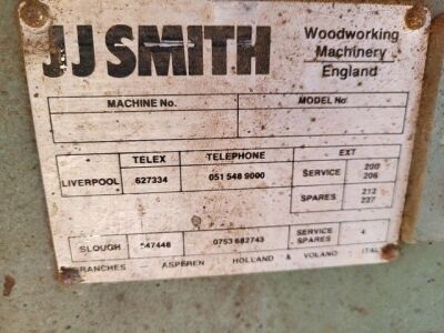 Large Vintage Wadkin Bursgreen 3 Phase Wood Chop Saw - 9