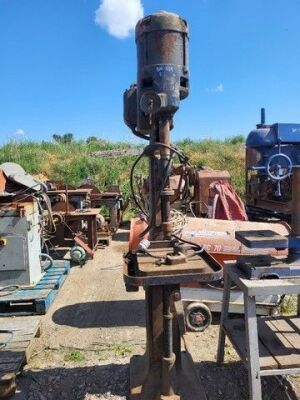 Vintage FK Pollard And Sons 3 Phase Pillar Drill