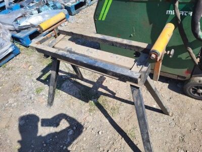 Chopsaw Wood Roller Support