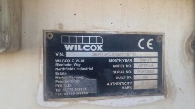 2016 Wilcox Triaxle Alloy Body Insulated Triaxle Walking Floor Trailer - 9