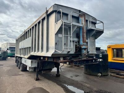 1993 Fruehauf Triaxle Blower Tipping Trailer