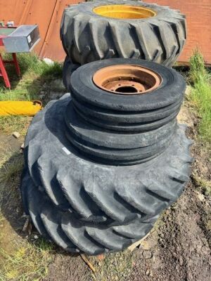 Set of Tractor wheels