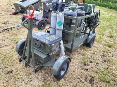 Ex MOD 50 Gallon Towable Compressor Washing Rig