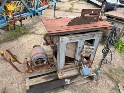 Wills & Chaplin 3 Phase Table Saw