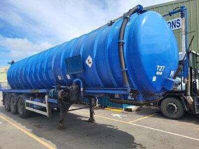 2006 Crossland Triaxle Vac Tank Trailer