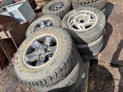 11x Alloy Wheels & Tyres