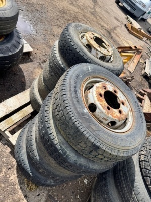 10x Steel Wheels & Tyres