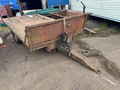 Single Axle Flat Trailer