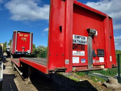 2009 SDC Triaxle Step Frame Flat Trailer