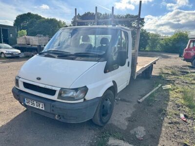 2006 Ford Transit Long Flat Bed Van