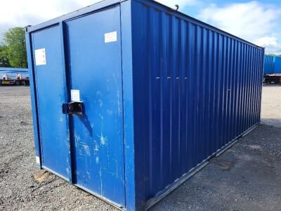 20ft x 8ft Anti Vandal 50/50 Office/Stores Site Cabin