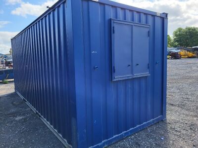 20ft x 8ft Anti Vandal 50/50 Office/Stores Site Cabin - 4
