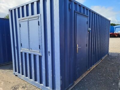 20ft x 8ft Anti Vandal 50/50 Office/Stores Site Cabin - 4