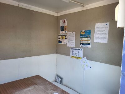 20ft x 8ft Anti Vandal 50/50 Office/Stores Site Cabin - 6