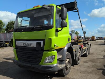 2016 DAF CF 8x4 Hook Loader