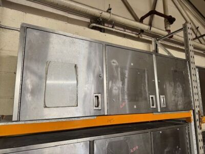 Stainless Steel Three Door Catering Cabinet