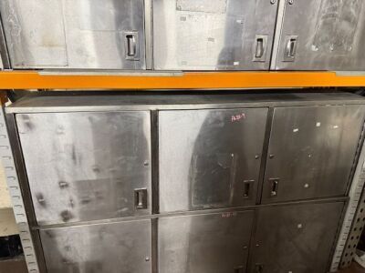 Stainless Steel Three Door Catering Cabinet