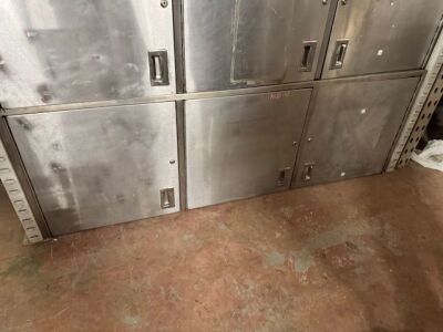 Stainless Steel Three Door Catering Cabinet