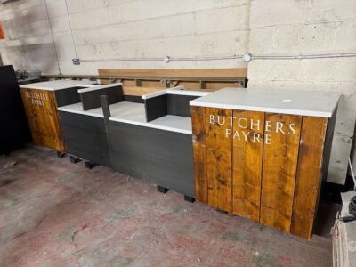 2x Shop Counters with Bases