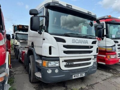 2015 Scania P410 8x4 Rear Steer Chassis Cab