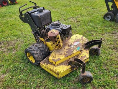 Auburn Twin Wheeled Petrol Engined Grass Cutter 