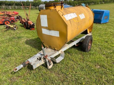 2001 Main Single Axle Drawbar Water Tank