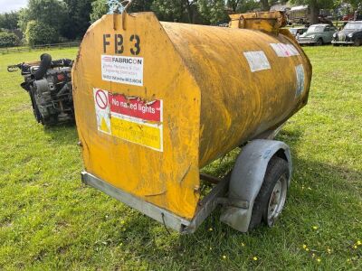 2001 Main Single Axle Drawbar Water Tank - 3