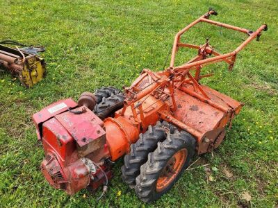 Petrol Engine Twin Wheeled Rotavator - 2