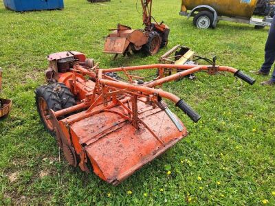 Petrol Engine Twin Wheeled Rotavator - 4