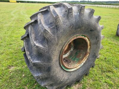 2 x 67x34.00.25 Plant Wheels and Tyres