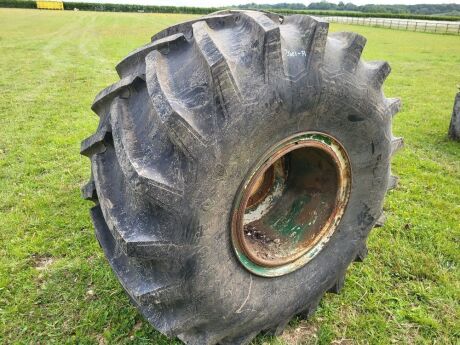 2 x 67x34.00.25 Plant Wheels and Tyres