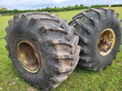 2 x 67x34.00.25 Plant Wheels and Tyres - 2