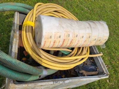 Stillage of Chains Lifting Slings, Fall Arrest equipment and Pipe - 3